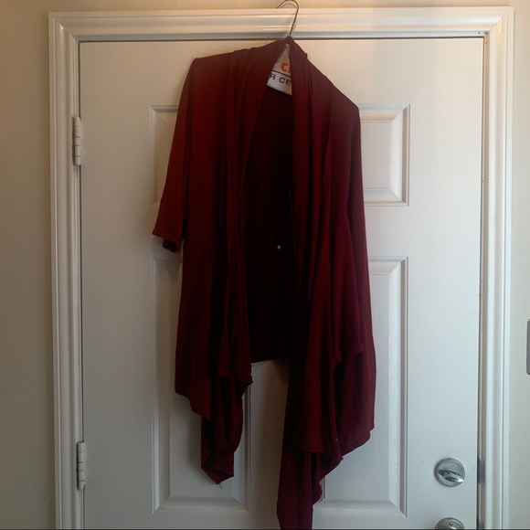 Burgundy Cardigan - Picture 3 of 3